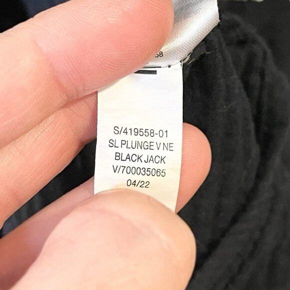 Old‎ Navy Women Gauze Smocked Short Sleeve Dress Size XXL Plunge V-Neck Peasant - Picture 8 of 8